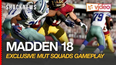 Madden 18 Exclusive Mut Squads Gameplay Youtube