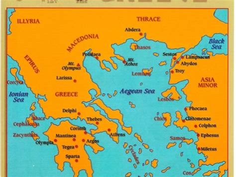 Geography Ancient Greece To Use An Atlas Or Globe To Locate Countries