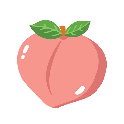 Peach Fruit D Illustration Png