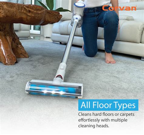 Corvan Anti Tangle Cordless Vacuum Cleaner K9 Wireless For Home And Car