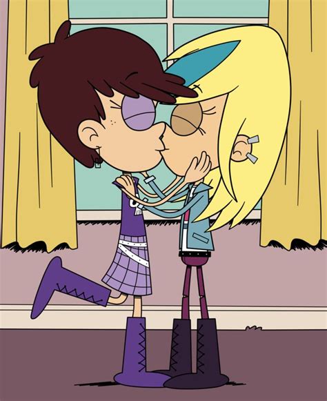 Kissing By Eagc7 On Deviantart In 2022 The Loud House Luna Loud