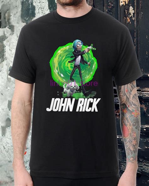 John Rick John Wick Rick And Morty Shirt In T Shirts From Mens