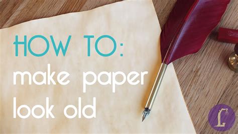 Make quizizz, tutorial, step by step. How to make paper look old | DIY Aging Paper - YouTube