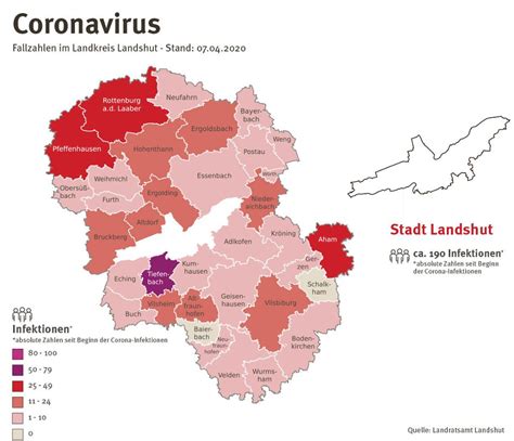 Immer mehr reißen sogar die marke von 200 neuinfektionen. Corona-Fälle im Kreis Landshut: Nur noch zwei Gemeinden ...