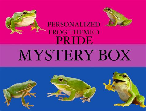Personalized Frog Themed Bisexual Biromantic Pride Mystery Box Etsy