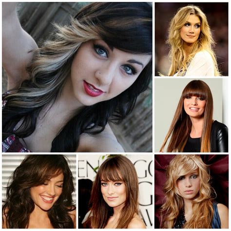 2016 Best Long Hairstyles With Bangs 2019 Haircuts