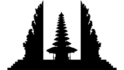 Gapura Adat Bali Bali Adat Bali Diam Png Transparan Clipart Dan File Psd Untuk Unduh Gratis