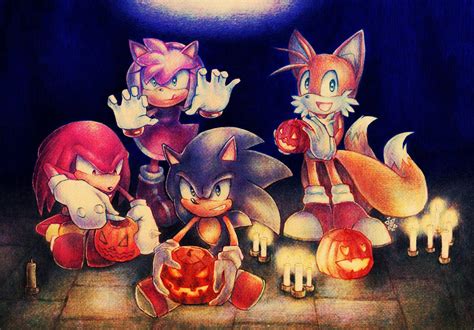 Sonic Halloween By Koshechka Ninja On Deviantart