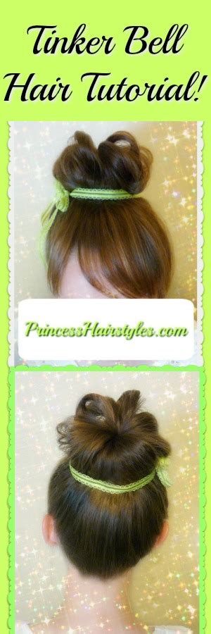 Tinker Bell Hair Tutorial Hairstyles For Girls Princess Hairstyles