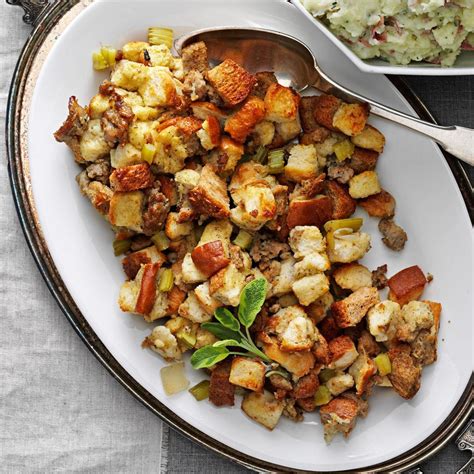 Traditional Holiday Stuffing Recipe Taste Of Home