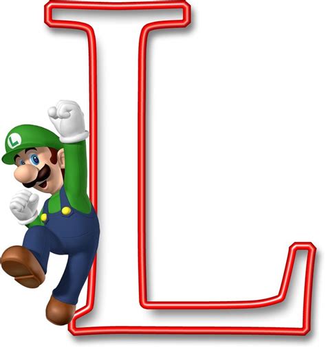 Super Mario Bros Clip Art Alphabet Realtec