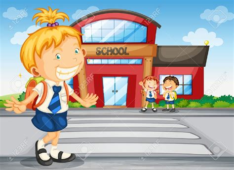 Arriving School Clipart Clipground