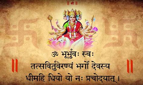 Though = accordingly, consequently, ergo, for this reason, hence, so thence, therefore, thus. गायत्री मन्त्र Gayatri Mantra in Hindi, Gayatri Mantra Meaning