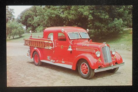 1977 Antique 1939 Seagrave Fire Truck Apparatus Greenfield