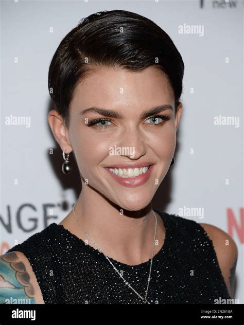 actress ruby rose attends netflix s orange is the new black orangecon celebration at skylight