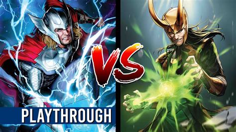 Marvel Dice Throne Thor Vs Loki Youtube