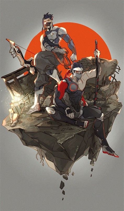 Genji X Hanzo Overwatch Wallpapers Overwatch Comic Overwatch Hanzo