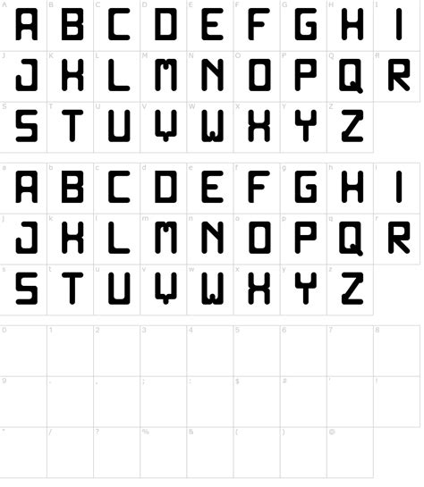 Computer Letter Font