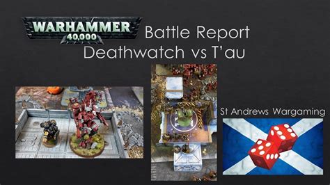 Warhammer 40k Battle Report Deathwatch Vs Tau Chapter Approved 2018