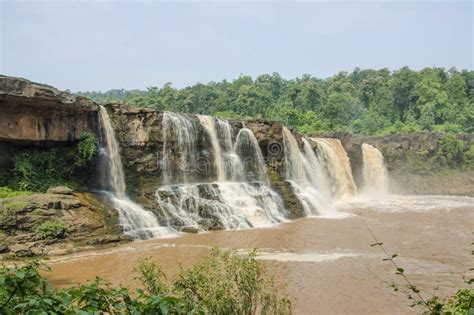 Gira Falls Waghai A Waterfall Is A Place Where Water Flows Over A