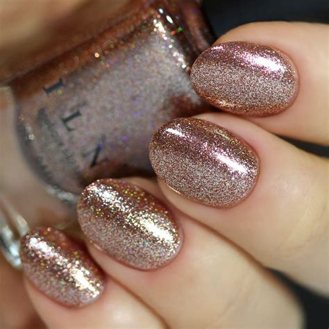 Muse Radiant Copper Holographic Ultra Metallic Nail Polish By Ilnp