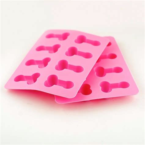 Willy Penis Silicone Ice Cube Tray Baking Jelly Mould Hen Night Party Pink Ebay
