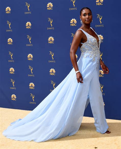 Issa Raes Dress At The 2018 Emmys Popsugar Fashion