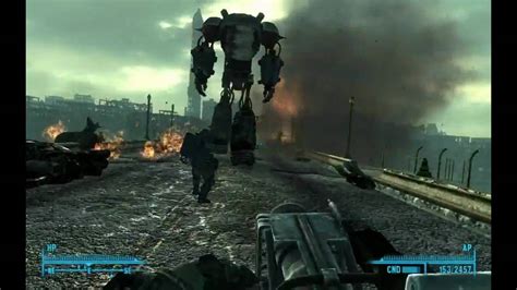 Do i have to finish broken steel to get this option? =Fallout 3= Liberty Prime (Gameplay) - YouTube
