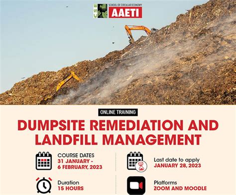 online training dumpsite remediation and landfill management