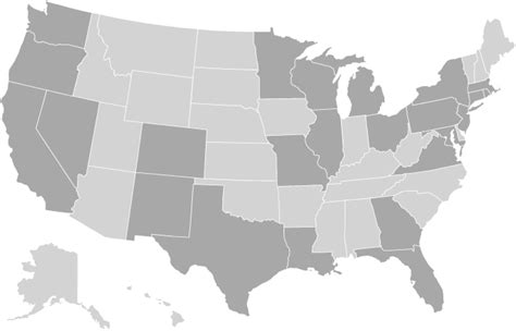 Printable Map Of Usa