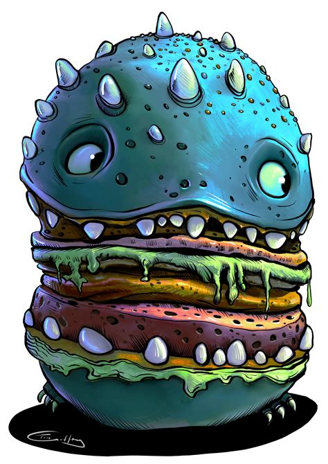 Inked monster burger. | SVSLearn Forums