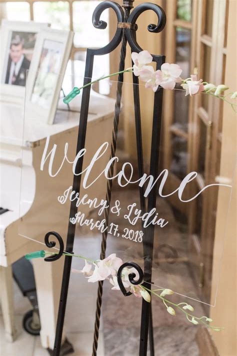 Acrylic Wedding Signs The Best Price Emmaline Bride