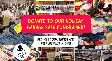 Here is a comprehensive guide on how to throw the best garage sale ever! Donate to The Feline Foundation Garage Sale