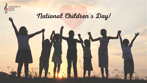 National Childrens Day Honoring Kids Everywhere Childrens Music Fund