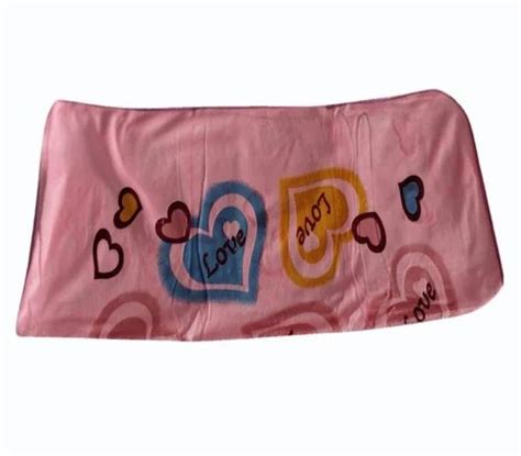 Girls And Boys Printed Pink Baby Towel For Used To Dry Body When Its