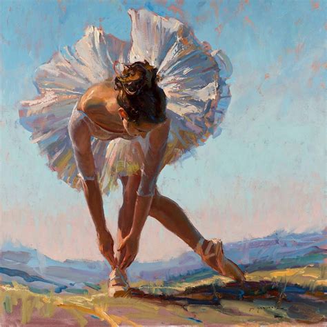 Daniel Gerhartz Ballet Dancers Dancer Painting Ballet Painting Dancers Art