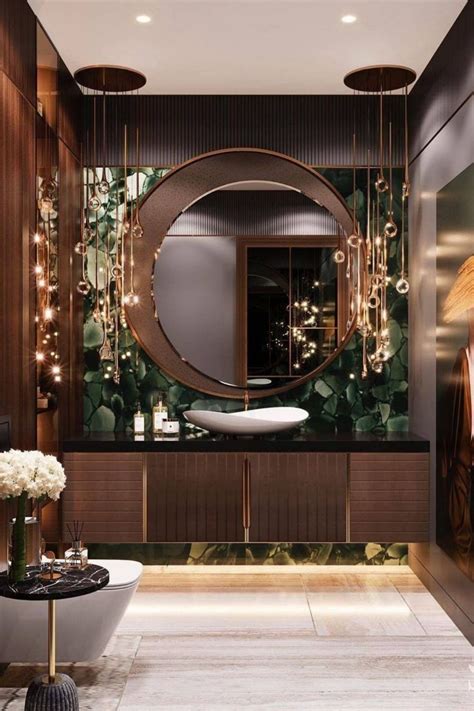 Unique Bathroom Design With Incredible Mirror Unique Bathroom Design Modern Bathroom Design