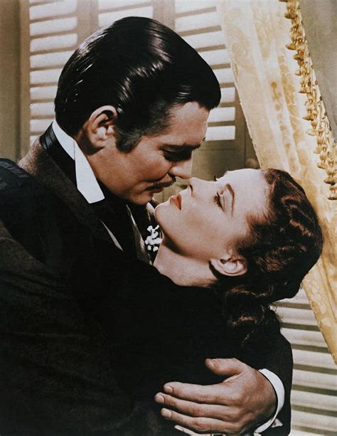 Clark Gable And Vivien Leigh In Gone With The Wind 1939 Photograph By Album