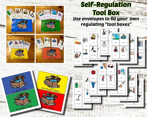 Self Regulation Tool Box Tools For Self Regulation Sensory Etsy Uk