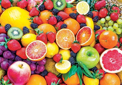 Fresh Mixed Fruits Jigsaw Puzzle
