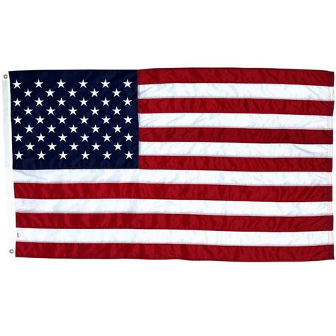 3x5 Ft American Flag Heavy Duty Outdoor Nylon 100 Made In Usa