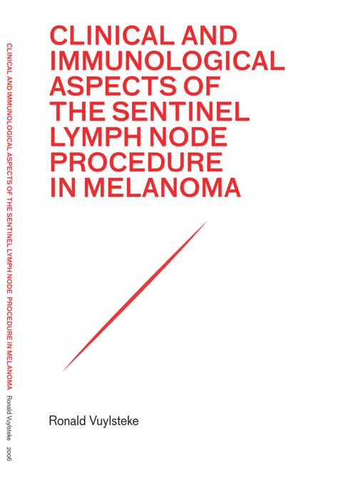 Pdf Clinical And Immunological Aspects Of The Sentinel Lymph Node