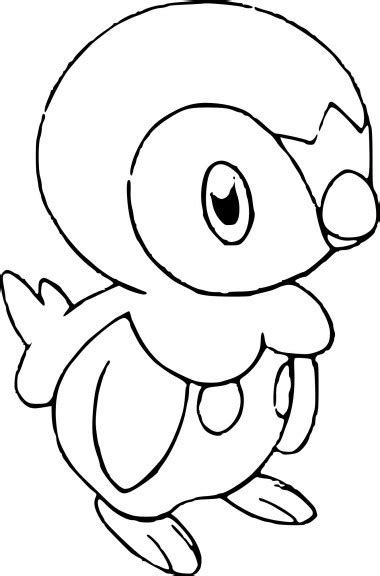 Coloriage pokemon à imprimer et à colorier. Coloriage Pokemon Tiplouf à imprimer