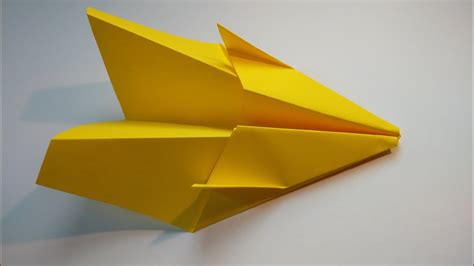 Cómo hacer un avión de papel paso a paso Como hacer un avion de papel que vuela mucho tiempo - YouTube