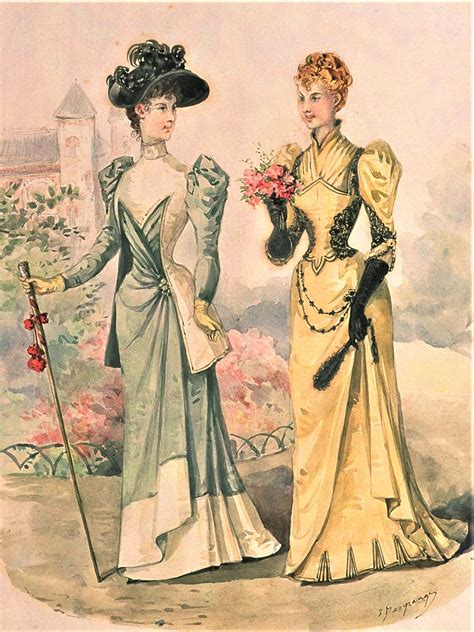 La Mode Illustree 1891 Victorian Era Fashion Edwardian Fashion