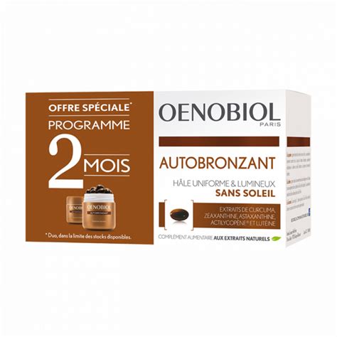 Oenobiol Autobronzant 30 Capsules Lot De 2 Mon Pharmacien Conseil