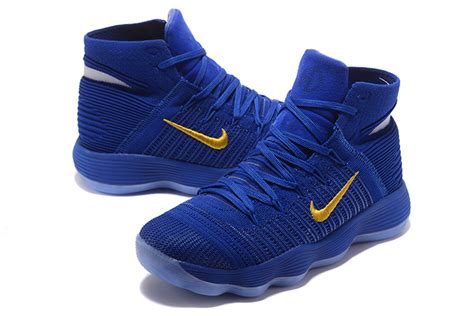 Nike Hyperdunk 2017 Men Basketball Shoes Royal Blue Gold