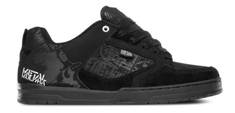 Etnies Metal Mulisha Cartel Black Black White Sneaker — Camden Shop