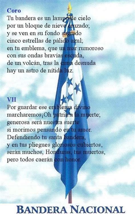 Himno Nacional De Honduras Poes A Honduras