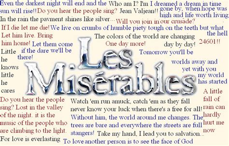 Les Miserables Ultimate Quotes Les Miserables Photo 34537745 Fanpop
